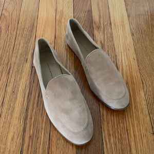 Banana Republic nude suede loafers, 8.5